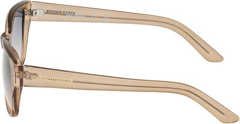 Harley-Davidson Women's Square Sunglasses, Shiny Brown Frame Gradient Blue Lens in Saudi Arabia
