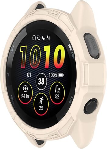3 Pack Cases Cover Compatible with Garmin Forerunner 265 Music 46mm Watch Case TPU Smartwatch Accessories (Black,Black,Black) in Kuwait