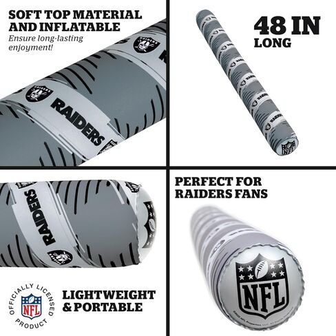 BigMouth Kansas City Chiefs NFL Fan Gear Outdoor Toys, Officially Licensed - Soft Top Inflatable Pool Noodle in Saudi Arabia