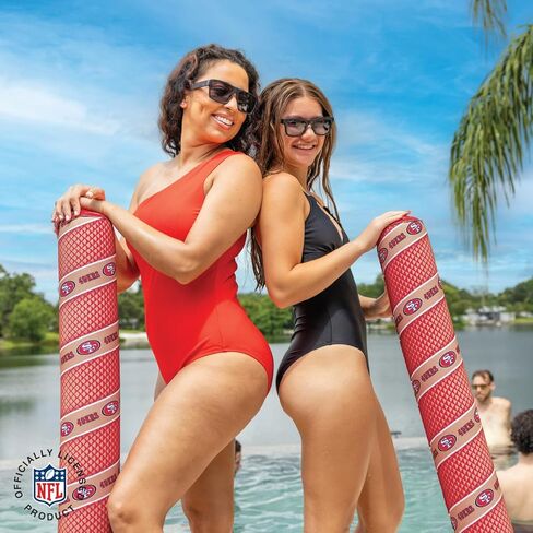 BigMouth Kansas City Chiefs NFL Fan Gear Outdoor Toys, Officially Licensed - Soft Top Inflatable Pool Noodle in Saudi Arabia