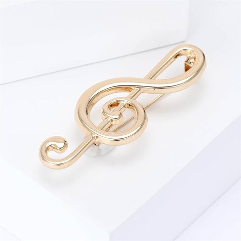 Minimalist Music Note Brooch for Women Men Simple Brooches Elegant Lapel Pin Dress Accessories Corsage for Hat Bag Suit Fashion Jewelry for Music Party Wedding Banquet Musician Boutonniere in Saudi Arabia