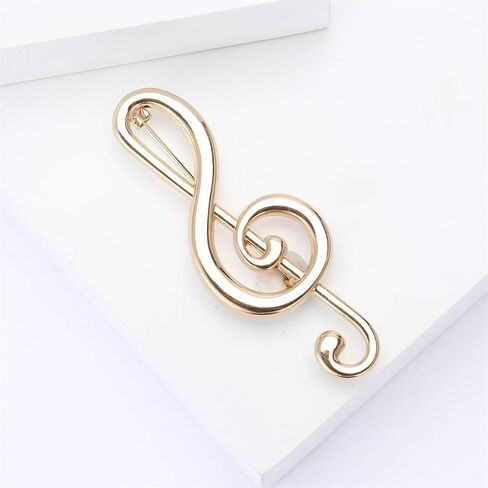 Minimalist Music Note Brooch for Women Men Simple Brooches Elegant Lapel Pin Dress Accessories Corsage for Hat Bag Suit Fashion Jewelry for Music Party Wedding Banquet Musician Boutonniere in Saudi Arabia