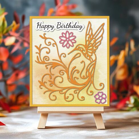 GLOBLELAND Cute Singing Birds Cutting Dies for DIY Scrapbooking Metal Musical Notes Cut Dies Spring Flower Animals Die Cuts for Card Making Embossing Photo Album Craft Decor in Saudi Arabia