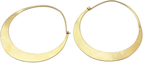 NOVICA Artisan Handmade Hoop Earrings Endless No Stone Indonesia 'Hula Hoop' in Kuwait