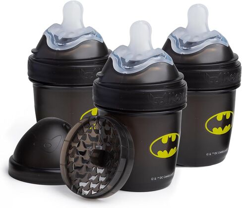 Wonder Woman DC Comics - Herobility Double Anti-Colic Baby Bottles – 8.5 fl oz/240ml – 3-Pack in Saudi Arabia