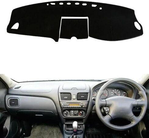 Car Dashboard Cover Dash Mat Protector Sun-Shade ، لنيسان Sentra B15 2000 2001 2002 2003 2004 2005 2006 in Saudi Arabia
