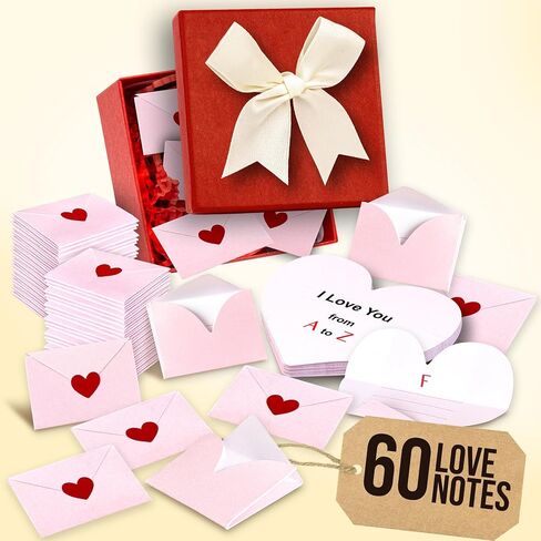 Long Distance Relationship Gifts For Him - I Love You Gifts For Him Her, Mini Love Notes Card For Couples, 6 Months Anniversary Boyfriend Gift, Romantic Gift For Boyfriend Long Distance in Saudi Arabia