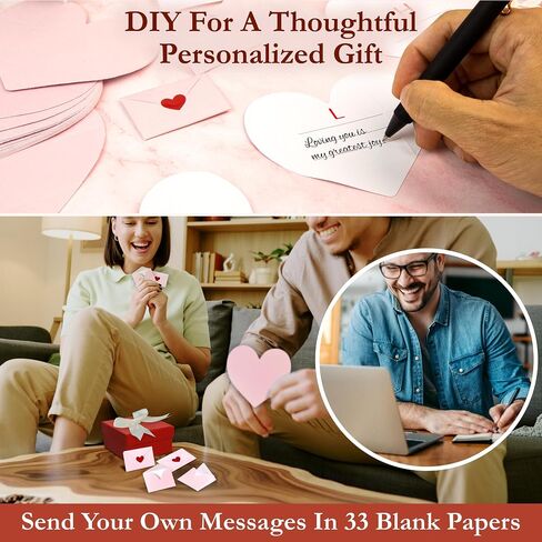 Long Distance Relationship Gifts For Him - I Love You Gifts For Him Her, Mini Love Notes Card For Couples, 6 Months Anniversary Boyfriend Gift, Romantic Gift For Boyfriend Long Distance in Saudi Arabia