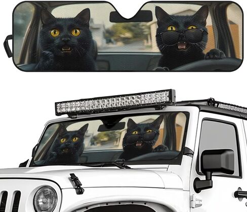 Pensura Windshield Sun Shown for 2007-2023 Wrangler Rubicon Sahara TJ JK Jku 2 & 4 block block uv rays sun sun ager. in Kuwait