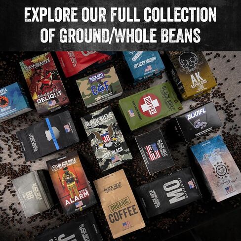 شركة قهوة بندقية سوداء ، قرون القهوة الفردية ، TictiSquatch ، قرون القهوة المشوية الداكنة ، 84 COUNT in Kuwait