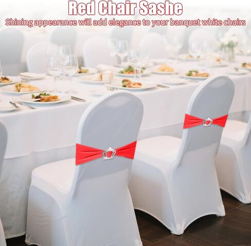 50pcs Sage Green Chair Sashes ، Sashes for Chairs Actors for Party Wedding Event Ceremony Decorts ، Savens Sashes Sashes أقواس مرنة ، تغطية مقعد لحفلات القوس. in Kuwait