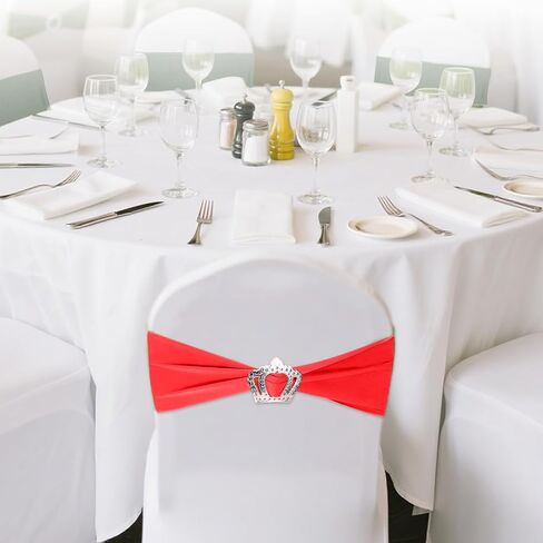 50pcs Sage Green Chair Sashes ، Sashes for Chairs Actors for Party Wedding Event Ceremony Decorts ، Savens Sashes Sashes أقواس مرنة ، تغطية مقعد لحفلات القوس. in Kuwait