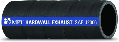 Series 250 Certified Wet Hardwall Exhaust Hose - HARDWALL EXH 12.5X2-1/2 - Size: 2-1/2" Length: 12-1/2' Hose Clamp Size: 1-1/8"-3" (250-2124) in Saudi Arabia