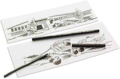 Faber-Castell Pitt مضغوط الفحم واحد من شمع القلم الرصاص زيت ناعم in Kuwait