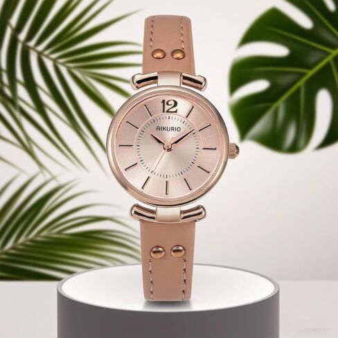Women's Leather Strap Watch, Womens Watch Wristwatch for Women in Saudi Arabia