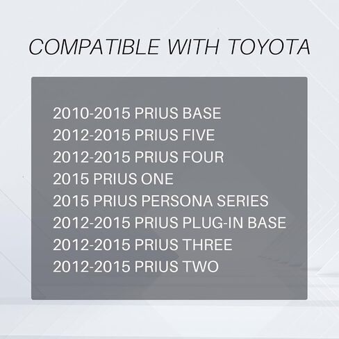 CarpartsDepot قطع الاستبدال الجديدة المفسد الأمامي المفسد متوافق مع 2010-2015 تويوتا بريوس 7685147030 إلى 1093124 in Saudi Arabia