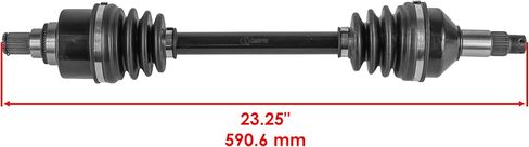 Caltric 2x 2502-354 2502-151 محور CV الأمامي متوافق مع القطب الشمالي Cat Wildcat Sport 4x4 Xt Ltd SE 2015-2019 اليسار أو اليمين in Saudi Arabia
