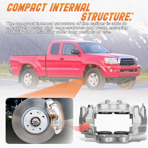مجموعة فرامل الفرجار مع قوس ملائمة لتويوتا سيكويا 2001-2007 （الجبهة اليسرى） ؛ Toyota Tundra 2000-2006 （اليسار الأمامي） ؛ in Saudi Arabia