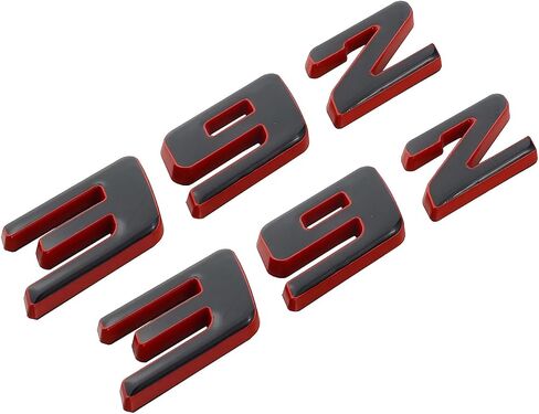 Pair Set 392 Front Right Door Side Badge Nameplates Emblem Self-Adhesive Decals Sticker (Matte Black) in Kuwait