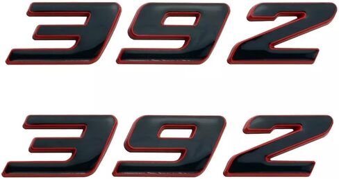Pair Set 392 Front Right Door Side Badge Nameplates Emblem Self-Adhesive Decals Sticker (Matte Black) in Kuwait