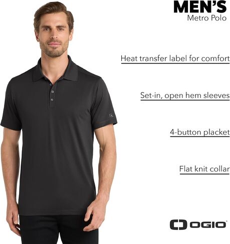 Ogio للجنسين مترو بولو | قميص بولو فتيل الرطوبة للرجال والنساء ، قميص عمل متلاقف ، ملابس رياضية للجولف in Saudi Arabia