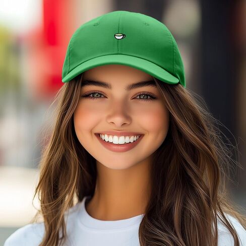 Dalix Lil Matcha المطرزة القطن الصيف في الهواء الطلق البيسبول قبعة أبي قبعة نسائية in Saudi Arabia