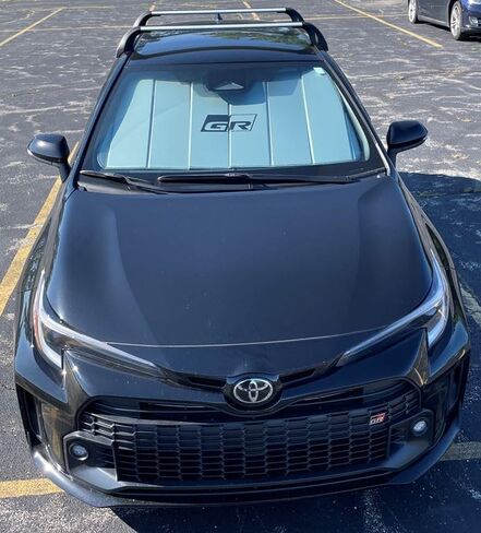 Toyota GR Corolla Windshield Sun Shade, Custom Fit UV Protector, Model PTQ24-02230 in Saudi Arabia