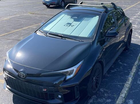 Toyota GR Corolla Windshield Sun Shade, Custom Fit UV Protector, Model PTQ24-02230 in Saudi Arabia