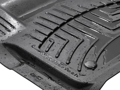 Weathertech Floorliner HP Custom Fit Floor Haps لـ RAM Truck 1500 ، RAM 1500 (Crew Cab ، No Under Storage)-1st و 2nd Roll (441428-1-2im) ، Black in Saudi Arabia