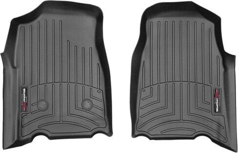 WeatherTech Custom Fit FloorLiners for Canyon, i-Series, Colorado - 1st Row (440761), Black in Saudi Arabia