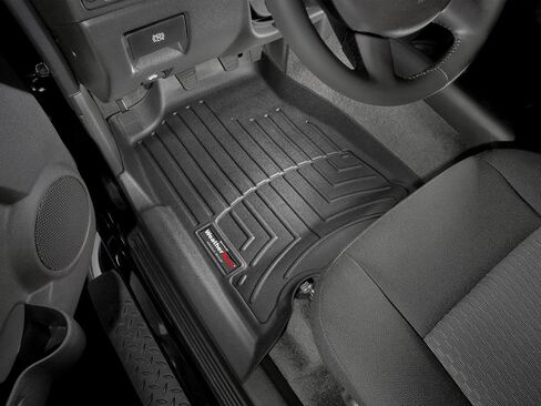 WeatherTech Custom Fit FloorLiners for Canyon, i-Series, Colorado - 1st Row (440761), Black in Saudi Arabia
