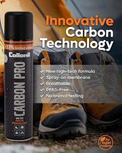 Collonil Carbon Pro Shoe Protector Spray Waterproof Spray for Shoes, Boots, Uggs and More Shoe Types | for Nubuk, Mesh, Leather, Plastic, Suede & More Materials | 400ml / 9.7 OZ in Saudi Arabia