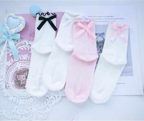 نساء الكشكش جوارب الجوارب الكفة حلوى حلوى الطاقم الجوارب الجوارب اللباس الجوارب in Kuwait
