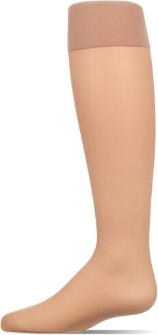 MeMoi Women's Silky Sheer 30 Denier Knee High Sock in Saudi Arabia