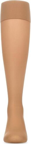 Memoi Women's Silky Sheer 30 Denier Knee High Sock in Kuwait