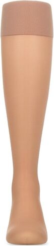 Memoi Women's Silky Sheer 30 Denier Knee High Sock in Kuwait