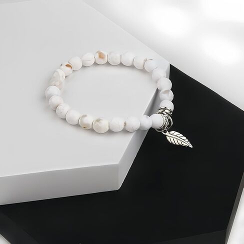 أساور شجرة الحياة من Jardme وأساور مطرزة بالحجر الطبيعي للنساء أساور كريستالية للشفاء - أساور يوجا ممتدة أساور شقرا، هدايا عيد ميلاد للنساء in Kuwait