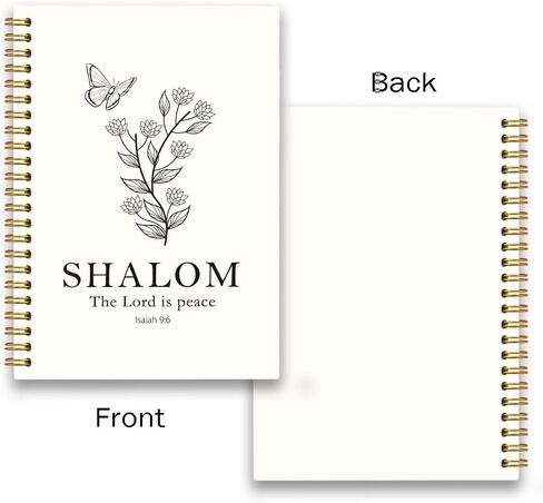 Bible Christian Watercolour Wildflower Spiral Notebook Journal for Women Girls School Teen Exodus 14:14 The Lord Will Fight for You; You Need only to be Still Notebook 80 Sheets 5.8x8.3 in Saudi Arabia