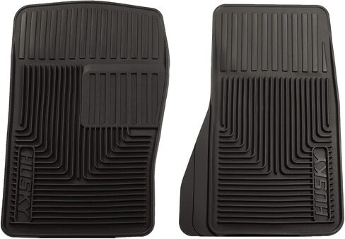 بطانات أجش - حصير الطابق الأمامي الشاق | 1995 - 2005 Chevrolet Blazer/Cavalier/Sunfire ، 1987 - 2004 Mustang ، وأكثر من ذلك ، Black | 51071 in Saudi Arabia