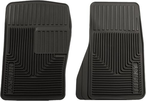 بطانات أجش - حصير الطابق الأمامي الشاق | 1995 - 2005 Chevrolet Blazer/Cavalier/Sunfire ، 1987 - 2004 Mustang ، وأكثر من ذلك ، Black | 51071 in Saudi Arabia