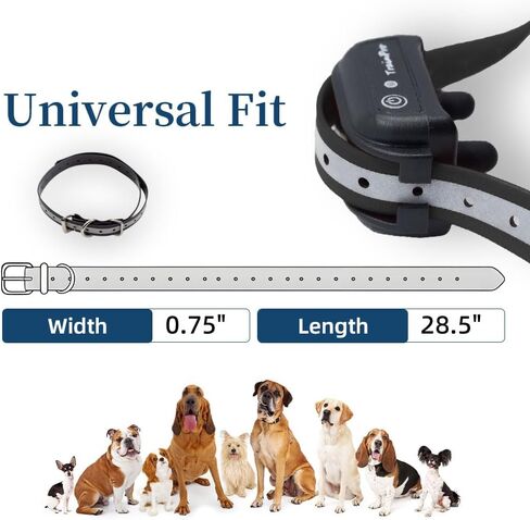 TrainPro 27 ½" X ¾" Replacement Dog Collar Strap Band w/Double Buckle Loop - All Brands Pet Training Bark, Shock, e-Collars and Fences. Wide Variety of Bold Standard Colors and Reflective Choices. in Saudi Arabia