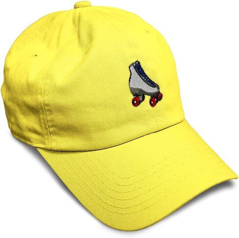 Speedy Pros Soft Baseball Cap Roller Skate Embroidery Roller Skating Roller Skate Twill Cotton Dad Hats for Men & Women in Saudi Arabia