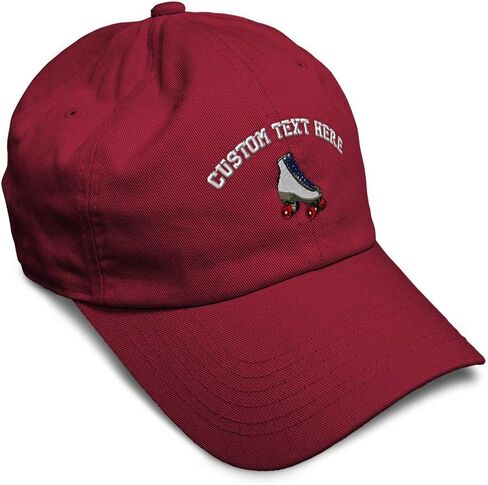 Speedy Pros Soft Baseball Cap Roller Skate Embroidery Roller Skating Roller Skate Twill Cotton Dad Hats for Men & Women in Saudi Arabia
