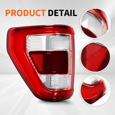Tail Light Assembly w/Blind Spot Left Side Compatible with 150 (F Series) King Ranch Lariat Limited Platinum 2021 2022 2023 Driver ML3Z-13405-D (Module NOT Included) in Saudi Arabia
