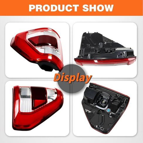 Tail Light Assembly w/Blind Spot Left Side Compatible with 150 (F Series) King Ranch Lariat Limited Platinum 2021 2022 2023 Driver ML3Z-13405-D (Module NOT Included) in Saudi Arabia