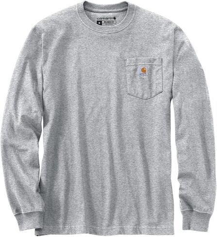Carhartt Men's Relaxed Fit Heavyweight Long-Sleeve Pocket C Graphic T-Shirt in Saudi Arabia