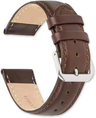 Debeer Stage Coach Leather Watch Strap/Watch Band - اختيار اللون والعرض - 10 ، 12 ، 14 ، 15 ، 16 ، 17 ، 18 ، 19 ، أو 20 ملم in Kuwait