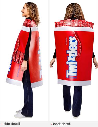 Rubies Hershey's: Twizzlers Costume للبالغين ، جنسين مقاس واحد in Saudi Arabia