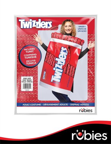 Rubies Hershey's: Twizzlers Costume للبالغين ، جنسين مقاس واحد in Saudi Arabia