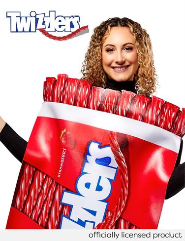 Rubies Hershey's: Twizzlers Costume للبالغين ، جنسين مقاس واحد in Saudi Arabia